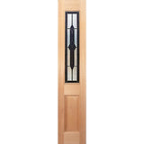 Four Seas OWT-04G SL Entrance sidelight featuring triple glazed DIA DB/BK design in solid engineered timber