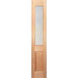 Four Seas OWT-014G SL Entrance sidelight with translucent glass and Maple veneer timber