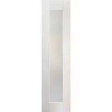 Four Seas Shaker 1 Lite translucent glass internal sidelight with primed MDF frame