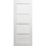 FS Shaker 4 internal door by Four Seas Doors, showing the four-panel primed MDF Shaker design