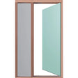 Diagram showing left hand handing for Hume standard entry frame with translucent sidelite