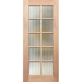 Crown French V10L Narrowline internal timber door showing narrow rail profile