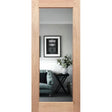 Crown Doors French V1G internal door featuring mirror tint glazing in stain grade timber