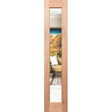 CD-2S Modern SL entrance sidelight with double-glazed clear glass and solid maple timber frame