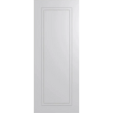 Hume Accent HA5 Primecoat MDF internal door featuring horizontal and vertical routed designs