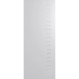 Hume Doors Accent HAG18 primed MDF internal door with horizontal and vertical routed lines