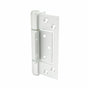 Zanda Alum 4 Series Aluminium Interfold Hinge in white finish