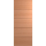 Hume Linear Internal HLR250 door with sliced Pacific maple contrasting grain finish