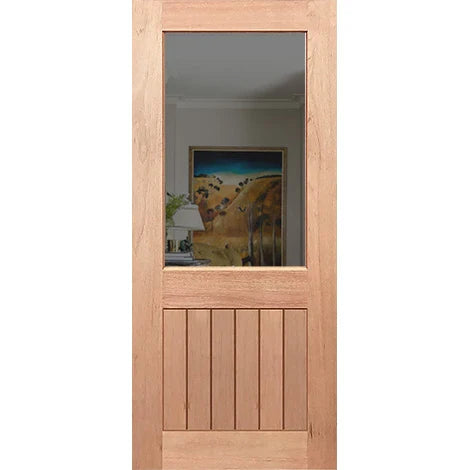 Half French 1G-VGroove Entrance - Laminated Grey