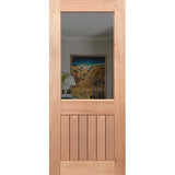 Half French 1G-VGroove Entrance - Laminated Grey