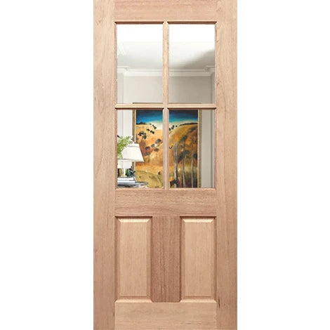 Half French 4L2P Entrance - Double-glazed Clear