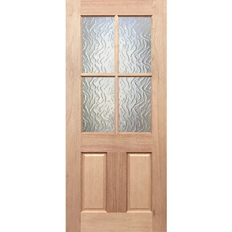 Half French 4L2P Entrance - Toughened Flame