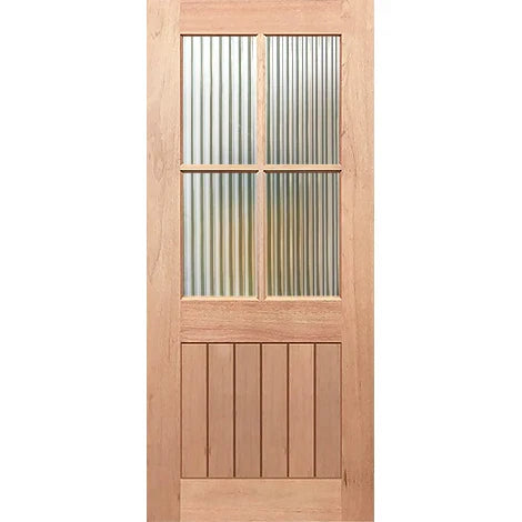 Half French 4L-VGroove Entrance - Toughened Narrowline