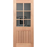 Half French 6L-VGroove Entrance - Laminated Clear