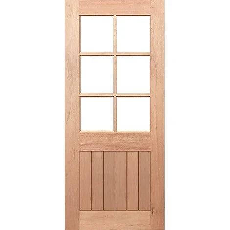 Half French 6L-VGroove Entrance - Unglazed