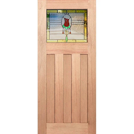 Hampton-1G Entrance - English Rose-LL Triple Glazed