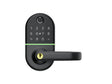 Smart door lock with keypad on a white background. HandySeriesH13SmartLock