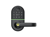 Smart door lock with keypad on a white background. HandySeriesH13SmartLock