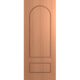 Wooden door with an arch-shaped design on a transparent background Hume_VaucluseEntranceXV32_Duracote