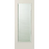 Corinthian Interblind IBP 1 entrance door with internal aluminium blinds in the closed position