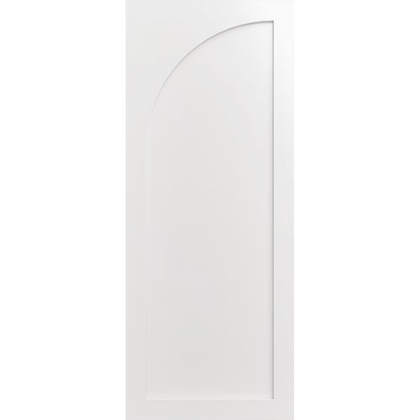 White door with an arch facing left. LUX10L-Inlay