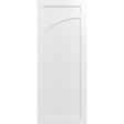 White door with an arch fcing left . LUX9L-Inlay