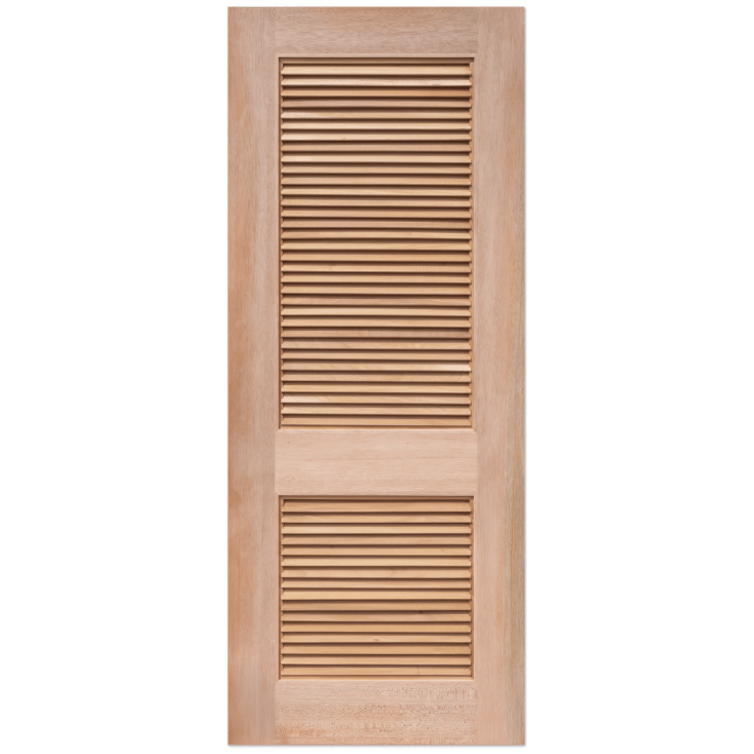 Wooden shutter with slatted design on a transparent background. Louvre2