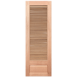 Wooden shutter with slats on a transparent background. Louvre7