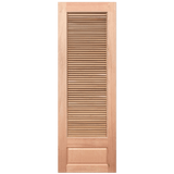 Wooden shutter with slats on a transparent background. Louvre7