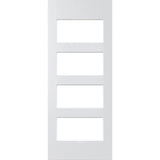 Corinthian Madison PMAD 4G solid engineered timber entrance door with clear glazing