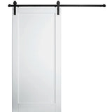 Corinthian Moda Barn Door PBD 1 internal sliding door showing the stile and rail timber pattern