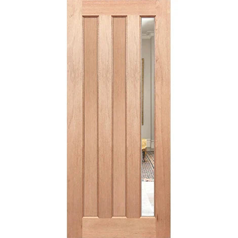 Oxford 2P1G Modern Entrance - Laminated Clear