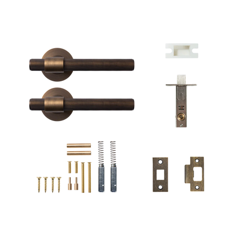 MomoBelgraviaSolidBrassLinedTubularLatchPassageLeverSetInBronze_956f0df3