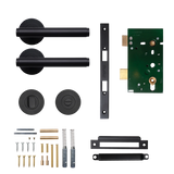 Bellevue Solid Brass Lever Set