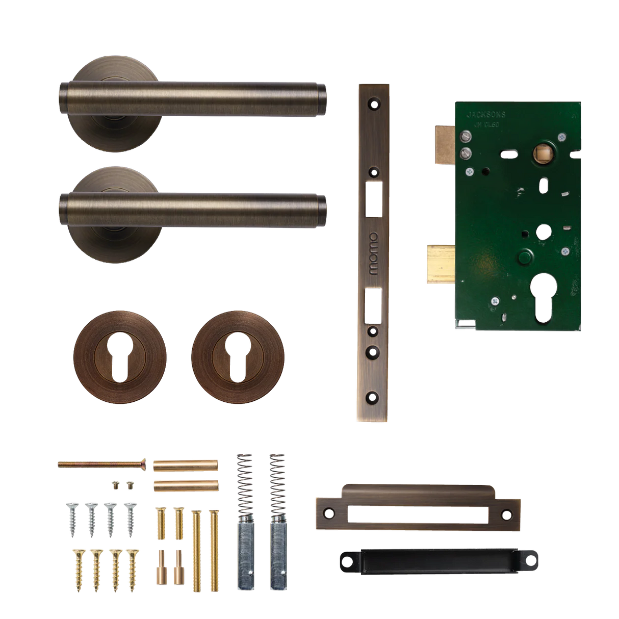 Bellevue Solid Brass Lever Set