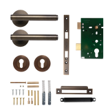 Bellevue Solid Brass Lever Set