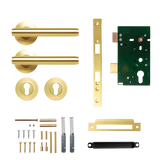 Bellevue Solid Brass Lever Set