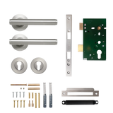 Bellevue Solid Brass Lever Set