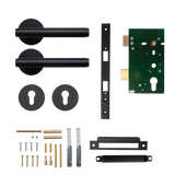 Bellevue Solid Brass Lever Set