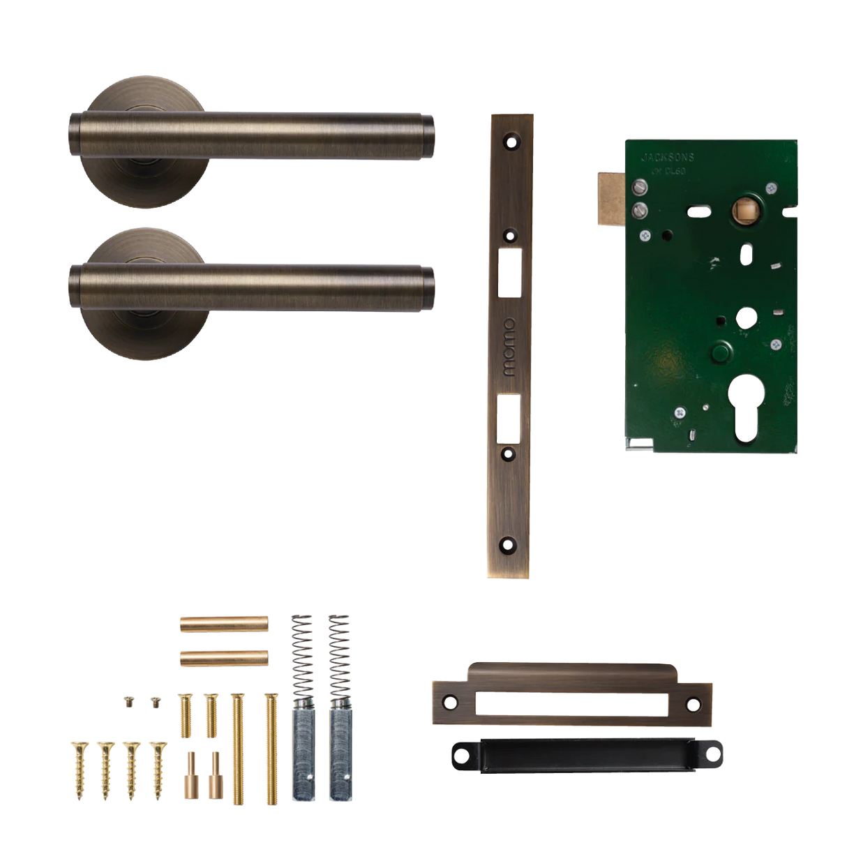 Bellevue Solid Brass Lever Set