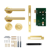 Bellevue Solid Brass Lever Set