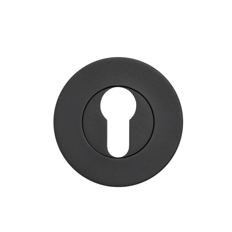 Euro Cylinder Black. MomoEuroCylinderEscutcheonSetMattBlack