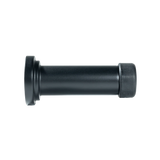 Black door stop. MomoHandlesSolidBrassDoorStopMattBlack