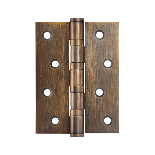 Solid Brass Hinge. MomoSolidBrassHinge100mmx76mmInBronze