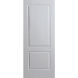 Hume Caprice moulded panel woodgrain internal door with two recessed panels and a pre-primed woodgrain finish