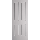 Hume Ascot ASC moulded panel smooth skin internal door shown in a timber finish