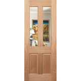 OWT-014G Entrance Door - Clear | Solid Engineered Timber