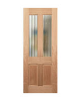 OWT-014G Entrance Narrowline door with Maple veneer and Meranti timber construction