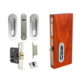 Oval Style Euro Sliding Lock Kit