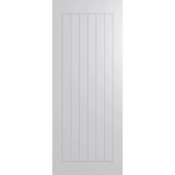 Hume PRE12 Accent Premium primed MDF internal door featuring a modern pattern on both faces